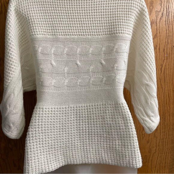 Majora White Cowl Neck Sweater Size Small - Picture 11 of 15